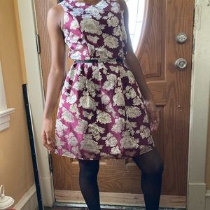 Formal Girls Purple and Silver Dress !!!